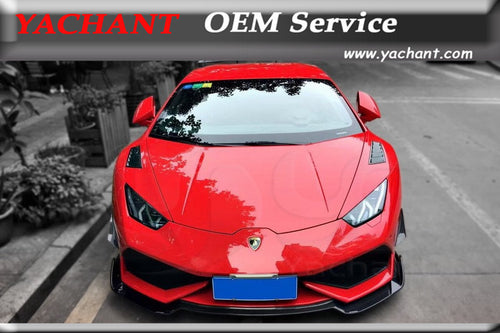 Carbon Fiber Bodykit Fit For 2014-2016 Hurcan LP610-4 Revozport Style Body Kit Front Lip Side Skirts Rear Diffuser GT Wing Vents