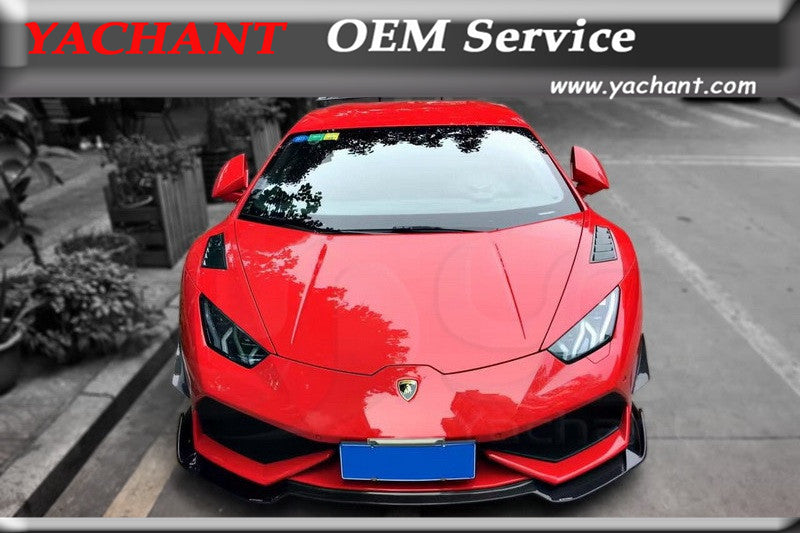 Carbon Fiber Bodykit Fit For 2014-2016 Hurcan LP610-4 Revozport Style Body Kit Front Lip Side Skirts Rear Diffuser GT Wing Vents