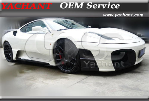 CFRP Carbon Fiber Glass  ASI Style Body Kit  Fit For 2004-2009 F430 FRP:Front Bumper Carbon:GT Wing Side Skirts Rear Bumper