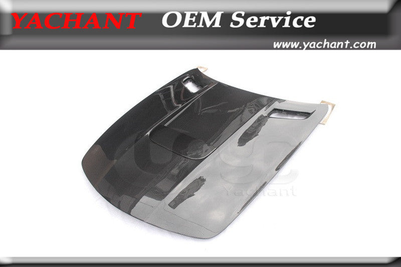 Car-Styling Double Sided Carbon Fiber Front Hood Fit For MB R197 SLS-Class YC Design BS Style Hood Bonnet