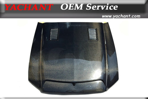 Car-Styling Carbon Fiber Hood Fit For 10-14 Mustang Shelby GT500 GT V6 Tru Carbon A53KR Style Ram Air Hood Bonnet