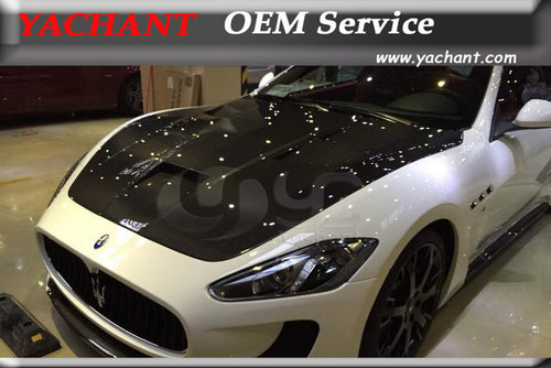 Car Styling FRP Fiber Glass Hood Bonnet Fit For 2008-2013 GT GTS GT-MC DMC Sovrano 2011 Style Hood Bonnet