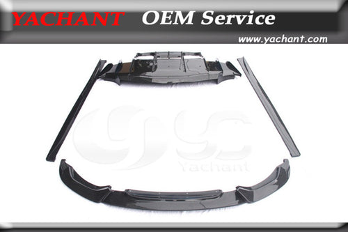 Carbon Fiber Bodykit Fit For 2014-2016 F82 F83 M4 VS VRS Style Body Kit Front Lip Spoiler Side Skirt Undboard Rear Diffuser Lip
