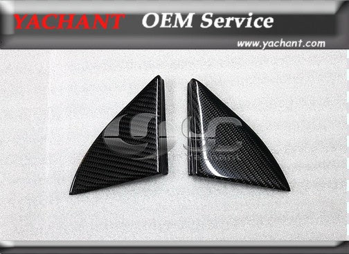Car-Styling Carbon Fiber Interior Trim Fit For Mazda RX7 FC3S Inner Door Handle Triangle