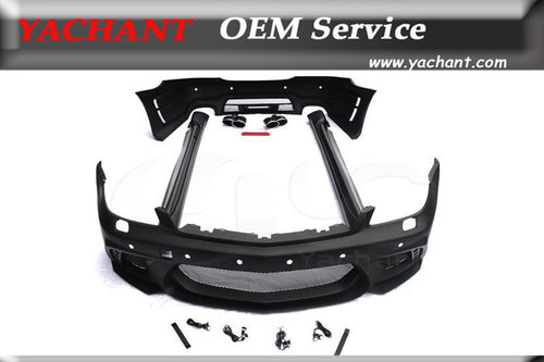 Car-Styling Fiber Glass FRP Bodykits Fit For 05-10 MB W219 CLS Sedan Waald Style Body Kit Front Bumper Side Skirts Rear Bumper