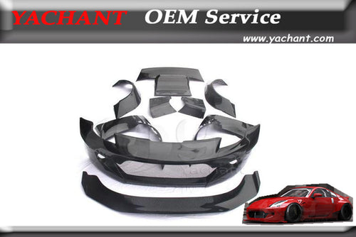 Car-Styling Fiber Glass FRP Bodykit Fit For 02-08 350Z Z33 Rocket Bunny V2 Style Body Kit Bumper Fender Rear Diffuser Spoiler