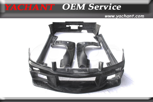 Car-Styling Fiber Glass FRP Bodykits Fit For 99-02 Skyline R34 GTR Do-Luck Style Body Kit Front Bumper Rear Bumper Fender Skirts