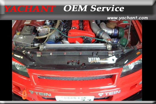 Car Styling FRP Fiber Glass Cooling Panel Fit For 1995-1998 Skyline R33 GTS Spec 1 Garage Defend Style Cooling Panel