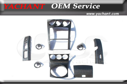 Car-Styling Carbon Fiber Interior Trim Kit Fit For 2002-2008 Nissan 350Z Z33 LHD MT Interior Trim Kit 8 pcs