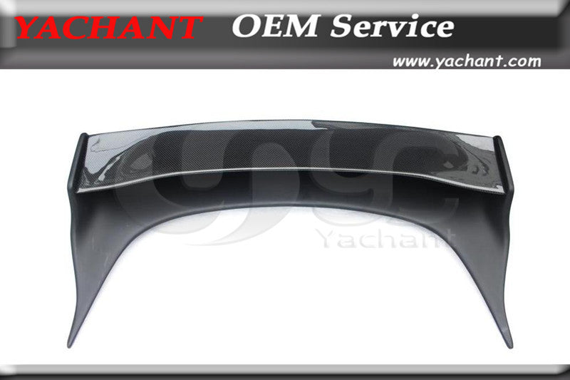 Carbon Fiber Rear Spoiler Blade with FRP Base Fit For 2002-2008 350Z Z33 VS3 Style CF Trunk Rear Spoiler Blade with FRP Base