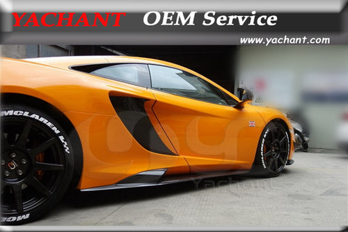Car-Styling New Arrival Carbon Fiber Bodykits Side Skirt Fit For 2011-2014  MP4 12-C 675LT Style Side Skirts