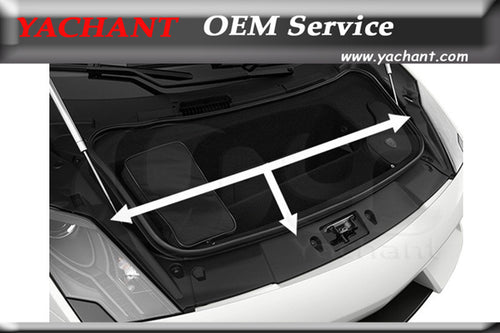 Car-Styling Auto Accessories Dry Carbon Fiber Front Trunk Trim Fit For 2008-2014 Gallardo LP550 LP560 LP570 Front Trunk Bay Kit