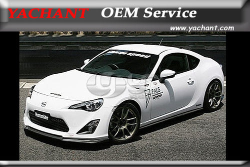 Car-Styling Carbon Fiber Bodykit Fit For Toyota GT86 FT86 ZN6 Scion FR-S FRS CS Bottomline Style Front Lip Side Skirt Rear Spats