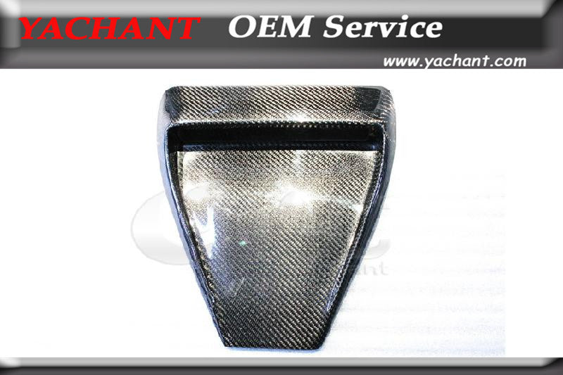 Car-Styling Carbon Fiber CF Hood Scoop Fit For 2008-2012 Mitsubishi Lancer EVO X EVO 10 CS Style Hood Scoop