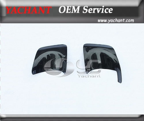 Carbon Fiber Rear Bumper Exhaust Heatshield (2Pcs) Fit For 2008-2012 Mitsubishi Lancer Evolution EVO 10 X