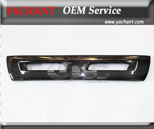 Carbon Fiber VS Style Front Grille Front Bumper Garnish Cover Fit For 2008-2010 Mitsubishi Lancer Evolution EVO 10 X
