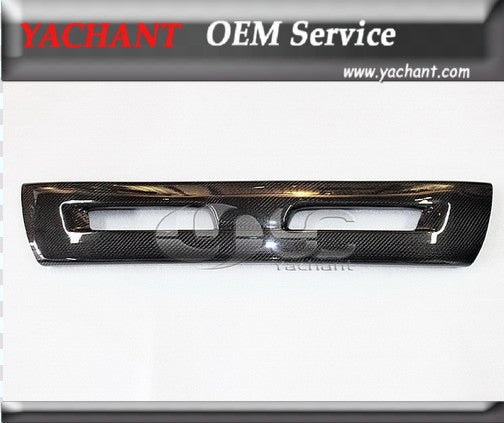 Carbon Fiber VS Style Front Grille Front Bumper Garnish Cover Fit For 2008-2010 Mitsubishi Lancer Evolution EVO 10 X