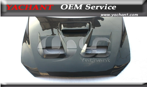 Carbon Fiber AS Style Hood Bonnet Fit For 2008-2012 Mitsubishi Evolution EVO X