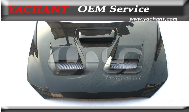 Carbon Fiber AS Style Hood Bonnet Fit For 2008-2012 Mitsubishi Evolution EVO X