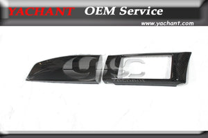 Dry Carbon Fiber Dashboard & Radio Panel Cover Fit For Subaru BRZ Toyota FR-S FT86 ZN6 GT86 RHD