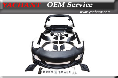 Car-Styling Fiber Glass FRP Bodykit Fit For 09-12 911 997 Turbo4SS LB LP Style Bumper Fender Spoiler Diffuser Body Kits