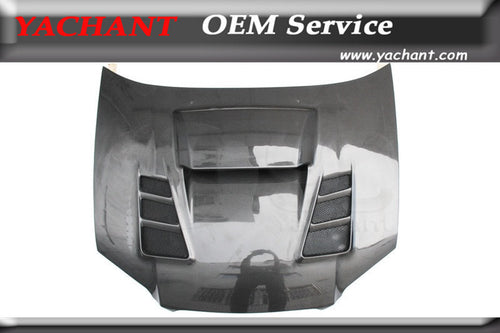 Car-Styling Carbon Fiber Front Hood Fit For 2004-2005  Impreza WRX STI 8th VS Style Hood Bonnet