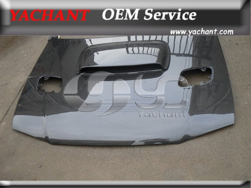 Car-Styling Carbon Fiber Front Hood Fit For 1998-2001 GC Series WRX STI OEM Style Hood Bonnet With Vents