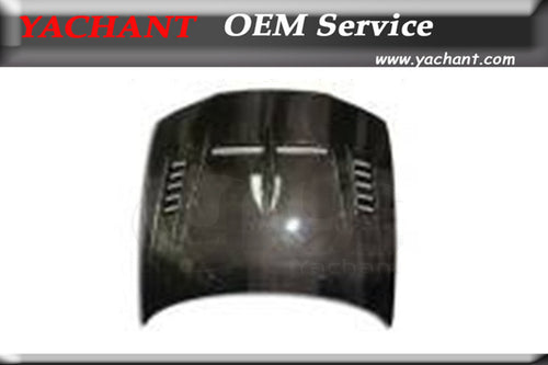 Car-Styling Carbon Fiber Hood Bonnet Fit For 1995-1998 Skyline R33 GTR ES-Style Front Hood