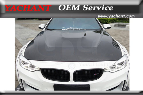Car-Styling Auto Accessories Full Double-Side Carbon Fiber Front Hood Fit For 2014-2016 F80 M3 F82 F83 GTS Style Hood Bonnet