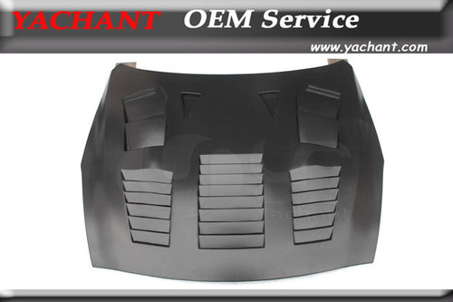 Car-Styling New Matte Finish Portion Carbon Fiber Hood Fit For 2008-2015 R35 GTR GTR35 CBA DBA YC-3 Style Hood Bonnet