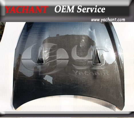 Carbon Fiber OEM Style Bonnet (with hood scoop) Fit For 2008-2013 Nissan Skyline R35 GTR