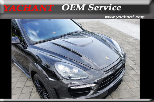 Car-Styling Auto Accessories Carbon Fiber Car Front Hood Bonnet Fit For 2011-2014 Cayenne 958 Hamann Style Hood Bonnet