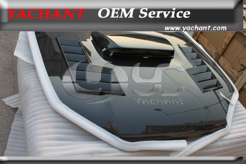 Carbon Fiber CW StyleHood With Scoop Fit For Subaru Impreza WRX8