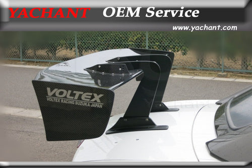 Carbon Fiber GT Wing 1600mm Fit For EVO 7 8 9 GTR R35 S2000 GT86 Universal Voltex Type 7 SWAN NECK Rear Trunk Spoiler GT Wing