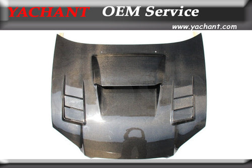 Car-Styling Carbon Fiber Front Hood Bonnet Fit For 2004-2005 Impreza WRX STI 8th CWII Style Hood Bonnet