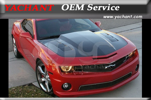 Car-Styling Carbon Fiber CF Hood Bonnet Fit For 2010-2012 Camaro V6 V8 TS Style Hood Bonnet
