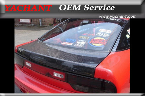 Car-Styling Auto Accessories Full Carbon Fiber Rear Top Hatch Fit For 1989-1994 180SX RPS13 OEM Style Rear Hatch