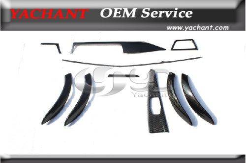 Dry Carbon Interior Trim Kit 10 pcs Fit For 2012-2014 F30 F35 3 Series LHD