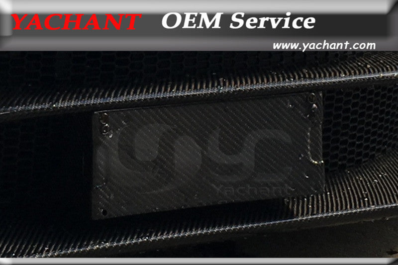 Car-Styling Auto Accessories Full Carbon Fiber Licence Plate Trim Fit For 2011-2014 Aventador LP700 LP720 Licence Holder