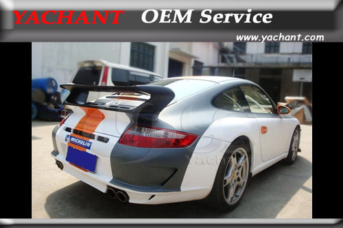 Car-Styling Auto Accessories FRP Fiber Glass Trunk Spoiler Fit For 05-11 Porsche 911 997 Carrara GT3-RS-Style Rear Spoiler Wing