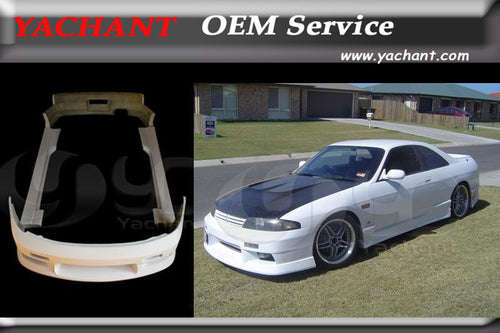 Cat-Styling FRP Fiber Glass Bodykit Fit For 95-98 Skyline R33 GTS 2D M Sport Style Body Kit Front Bumper Rear Bumper Side Skirts