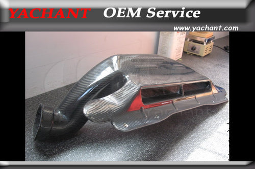 Car-Styling Carbon Fiber Air Intake Box Fit For 2010-2012 Rohens Genesis Coupe Front Air Intake