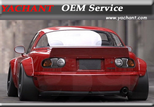 Car-Styling FRP Fiber Glass Rear Spoiler Fit For 1989-1997 Miata MX5 NA Pandem Style Rear Trunk Wing Spoiler
