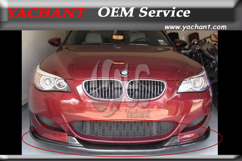 Car-Styling Auto Accessories Carbon Fiber Car Front Bumper Lip Fit For BMW E60 M5 Hamann Style Front Lip