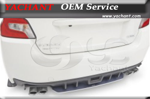 Carbon Fiber / FRP Rear Bumper Diffuser Fit For 2015-2016 Subaru Impreza VAB VAF WRX STI VAQ S4 ST Style Rear Under Spoiler