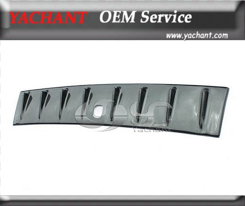 Carbon Fiber Rear Roof Spoiler Fit For 08-12 Lancer Evolution EVO X EVO10 Non-SSS Vortex Generator (Fit Antenna base size 5x6cm)