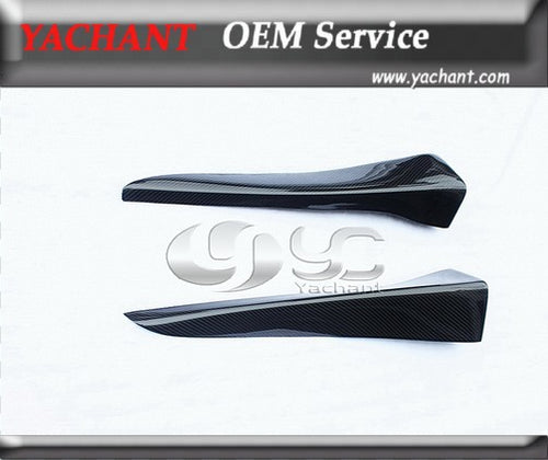 Carbon Fiber VTX Style Side Skirt Spat Addon Fit For 2008-2010 Mitsubishi Lancer Evolution EVO 10 X