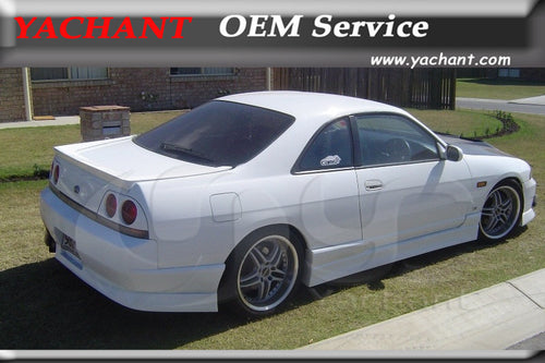 Car-Styling FRP Fiber Glass Side Skirts Fit For 1995-1998 Skyline R33 GTS 2D M Sport Style Side Skirts