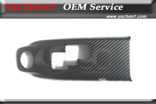 Car Styling Dry Carbon Fiber Matte Finish Interior Trim Fit For 2008-2015 R35 GTR GTR35 GT-R CBA DBA Gear Surround Trim