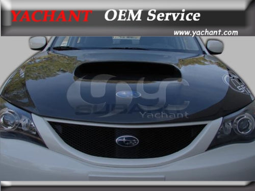 Car-Styling Auto Accessories FRP Fiber Glass Hood Bonnet Fit For 2008-2014 Impreza GRB GVB WRX STI OEM Style Hood Bonnet